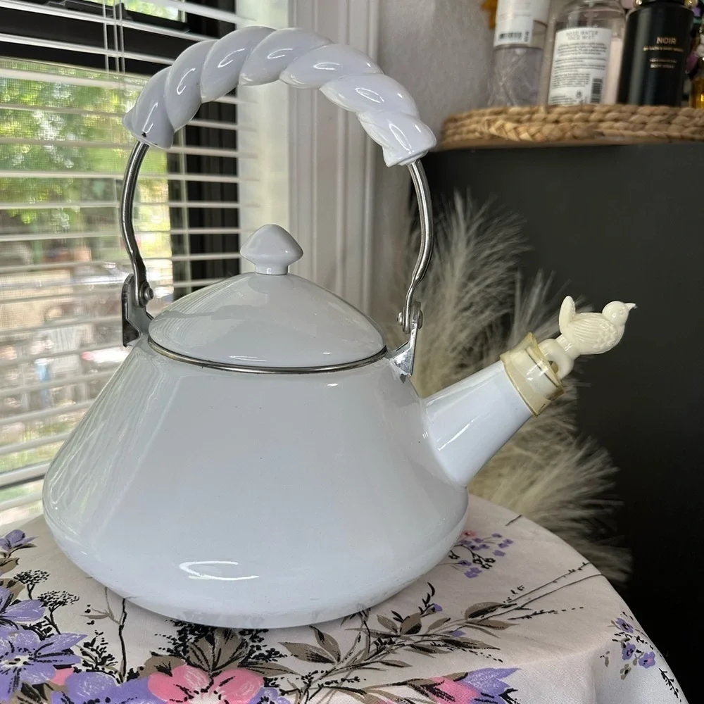 Vintage Enamel Kettle
